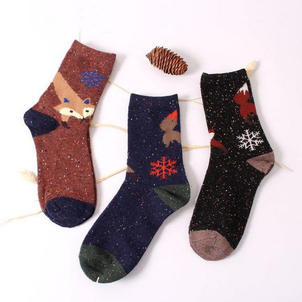 Cute Cartoon Cotton Crew Socks
