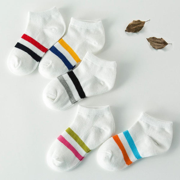 Neonatal Summer Mesh Cotton Crew Socks