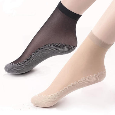 Slip-Resistant Mini-Crew Socks