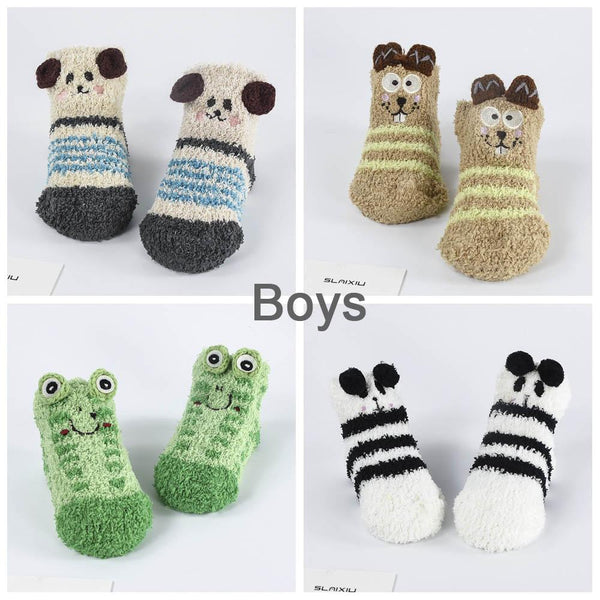 Animal Design Anti-skid Children Socks