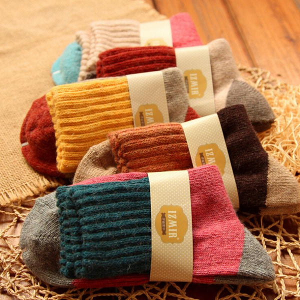High-Quality Thick Winter Wool Crew Socks
