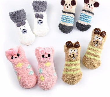 Animal Design Anti-skid Children Socks