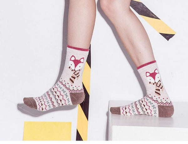 Cute Spring Crew Socks