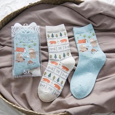 Cute Spring Crew Socks
