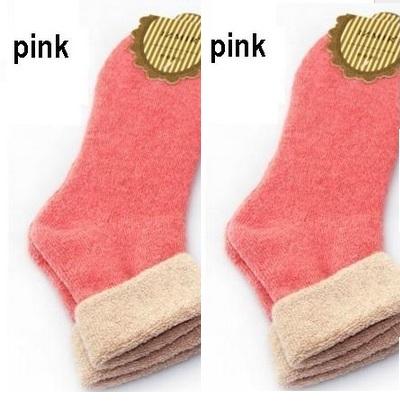 Winter Cashmere Towel-hemmed Socks