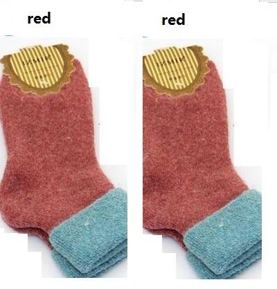 Winter Cashmere Towel-hemmed Socks