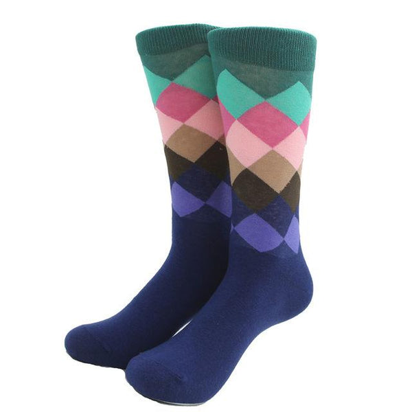Gradient Colored Crew Socks