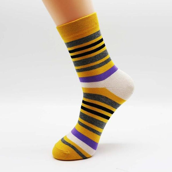Striped Crew Socks