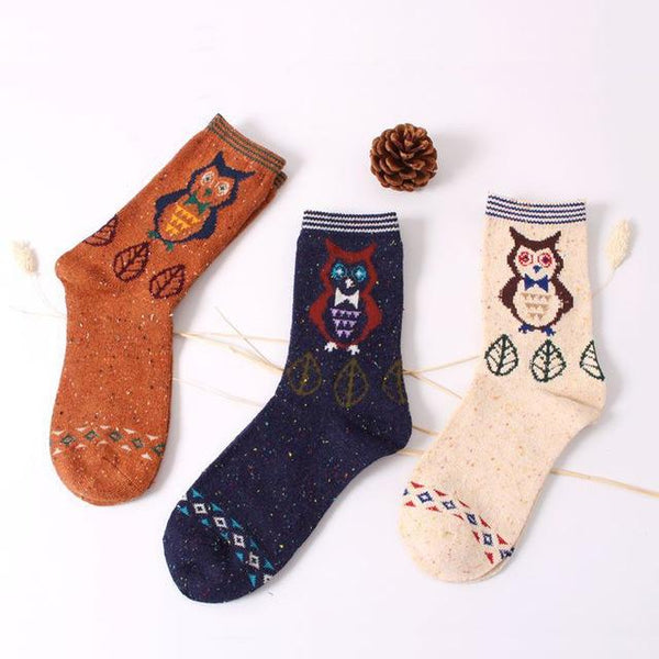 Cute Cartoon Cotton Crew Socks