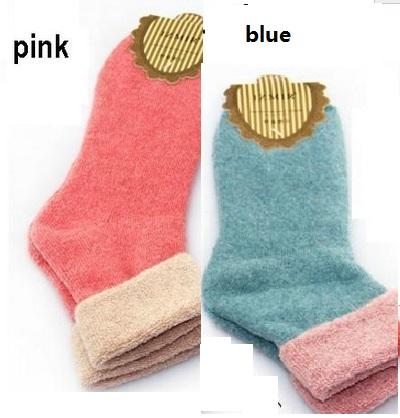 Winter Cashmere Towel-hemmed Socks